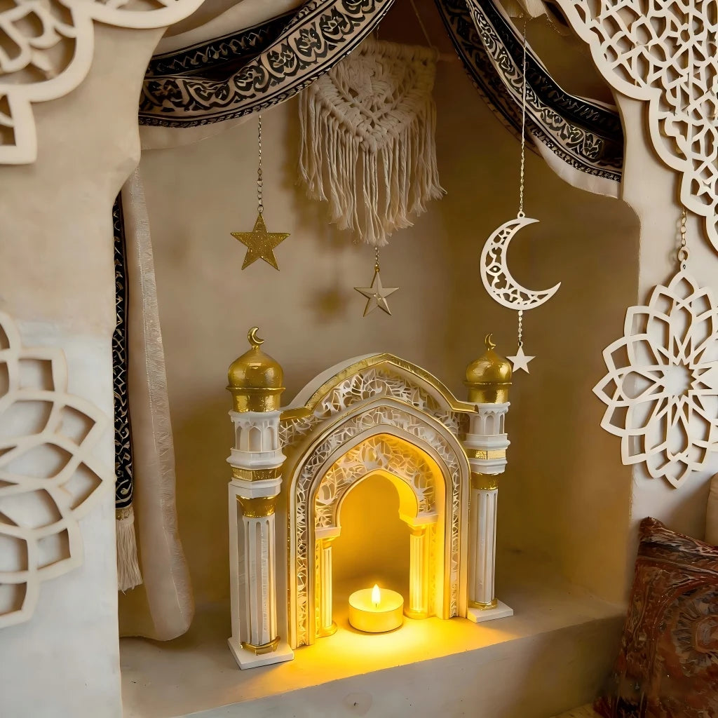 Mosque Arch Ornament – Islamic Ramadan & Eid Home Decor