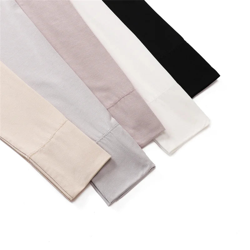 Modest Arm Cover Sleeves for Women – Cotton-Spandex Hijab Undersleeves (10 Colors)
