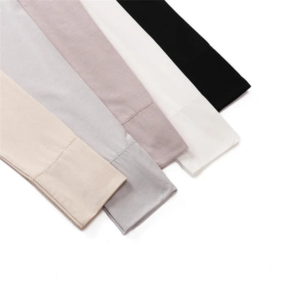 Modest Arm Cover Sleeves for Women – Cotton-Spandex Hijab Undersleeves (10 Colors)