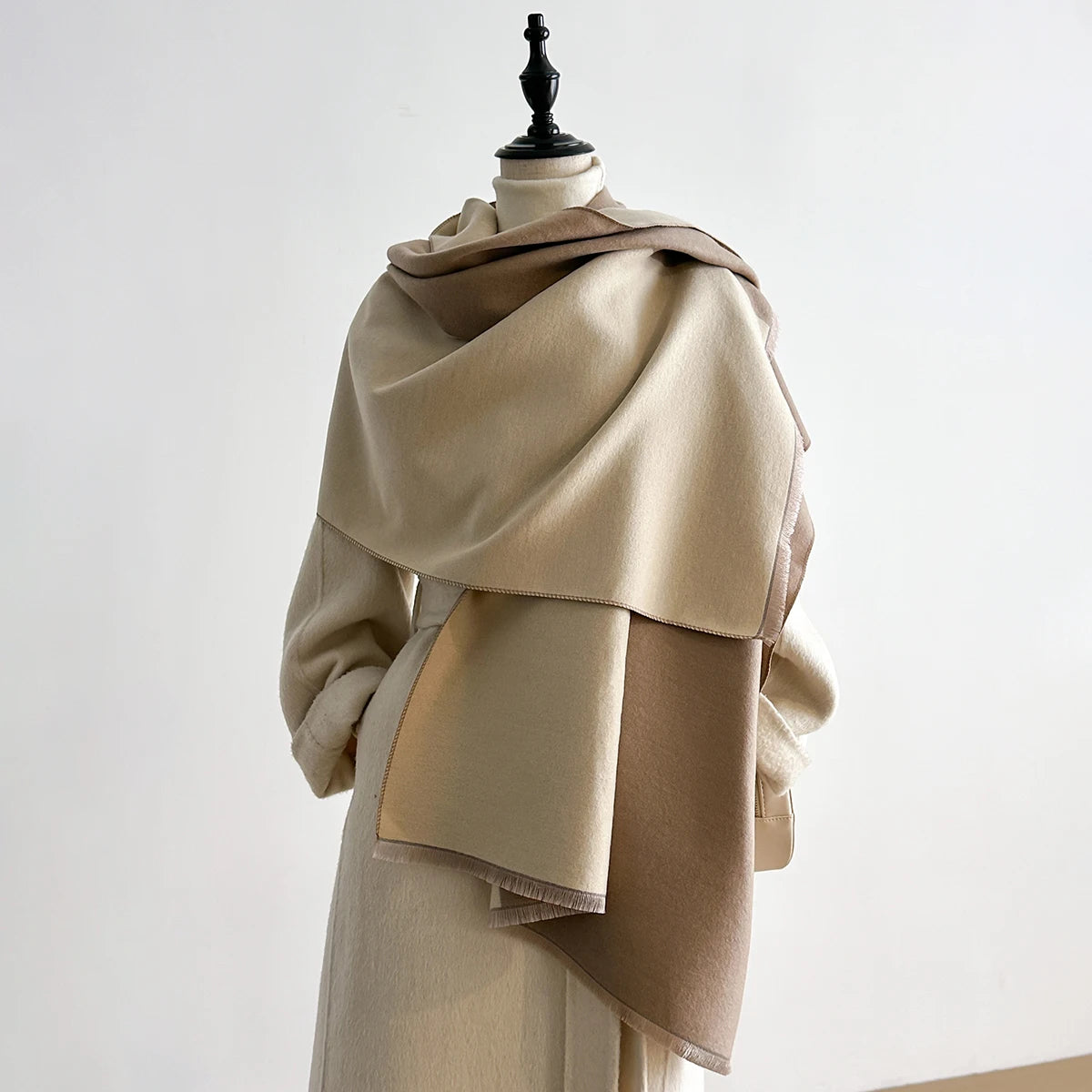 Women's Winter Pashmina Scarf & Shawl | Soft Cashmere-Like Hijab Wrap | 5 Colors