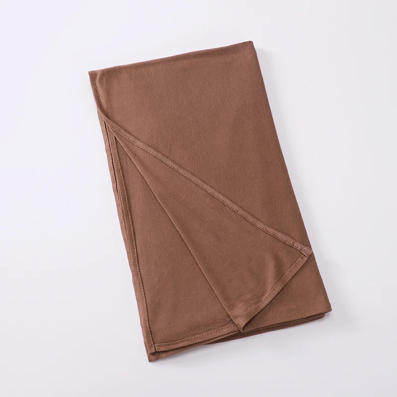 Jersey Instant Hijab – Plain Scarf, 180 × 70 cm
