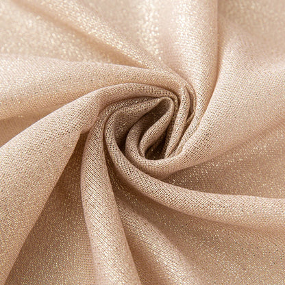 Shiny Fringe Hijab Shawl - 200x80cm Rayon Solid Color Women's Head Wrap
