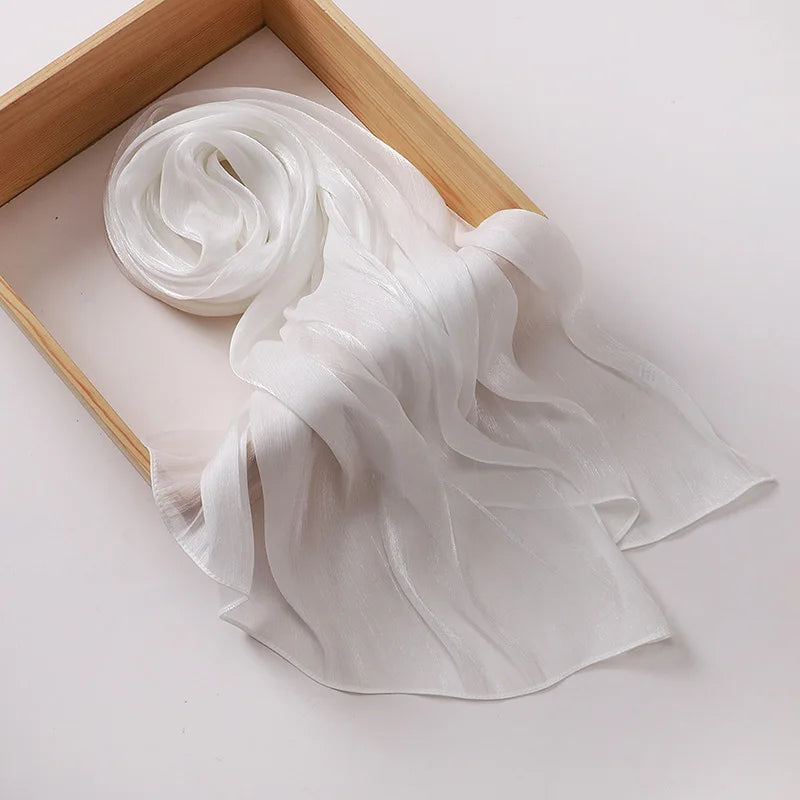 Premium Chiffon Hijab Scarf for Women | Soft Long Veil & Shawl | 20 Colors