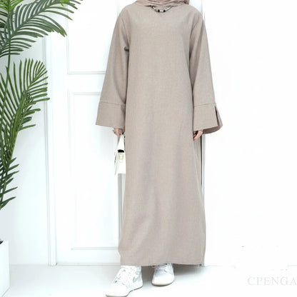 Women's Dubai Abaya – Loose Elegant Closed Modest Dress