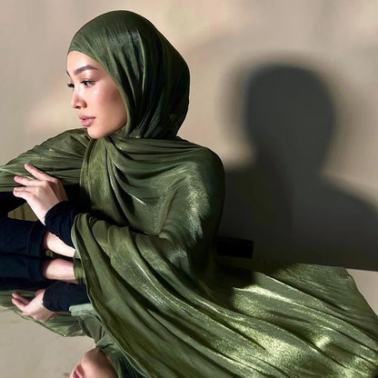 Premium Chiffon Hijab Scarf for Women | Soft Long Veil & Shawl | 20 Colors