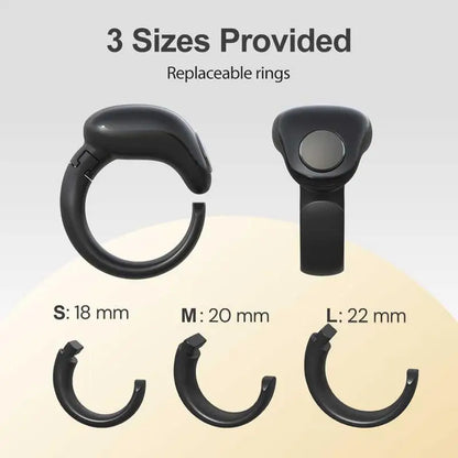 Smart Electronic Tasbeeh Ring – Wireless Charging, IP67 Waterproof | Zikr Counter