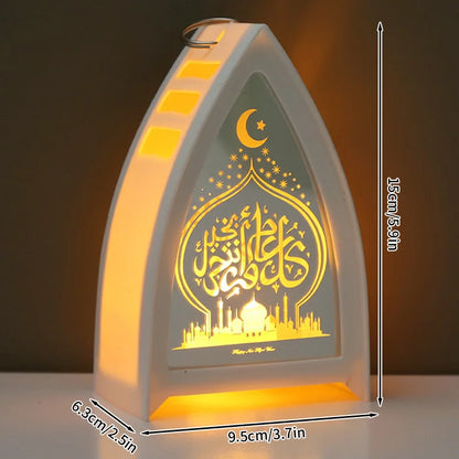 Ramadan LED Candle Lantern – Islamic Flameless Night Light for Eid & Home Decor | 9 Designs