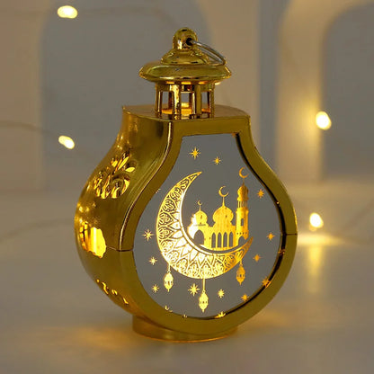 Ramadan LED Candle Lantern – Islamic Flameless Night Light for Eid & Home Decor | 9 Designs