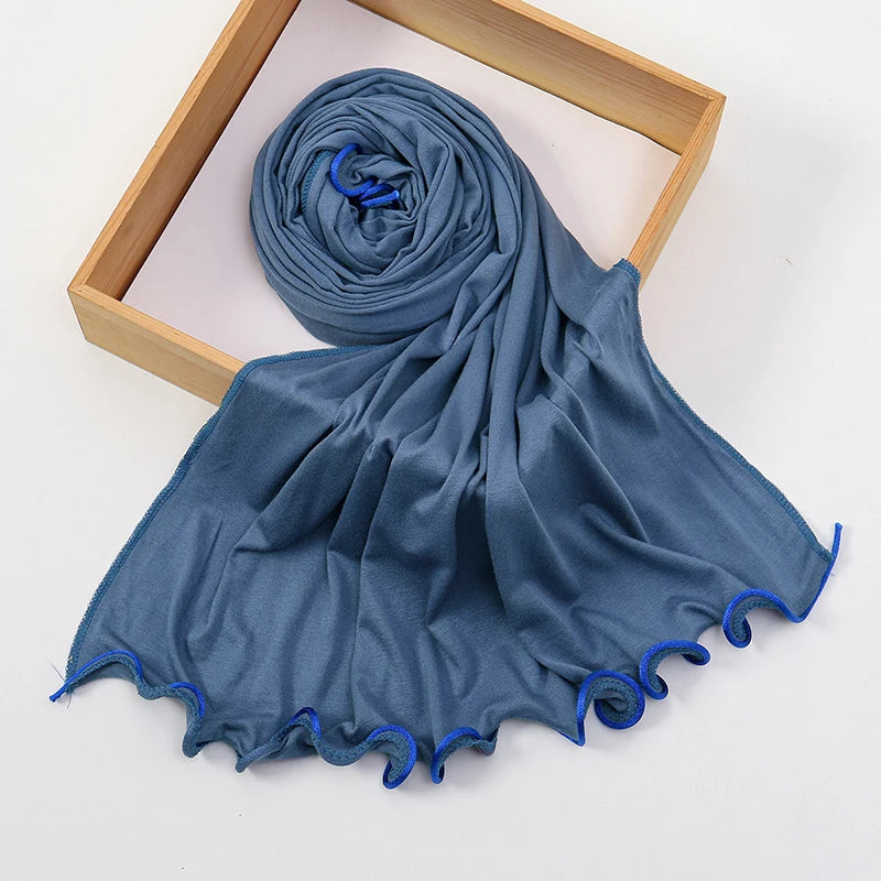Modal Cotton Jersey Hijab - Stretch Scarf 170x55cm