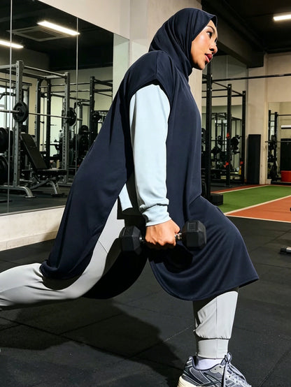 Hooded Sports Hijab – Easy-Wear Instant Headscarf