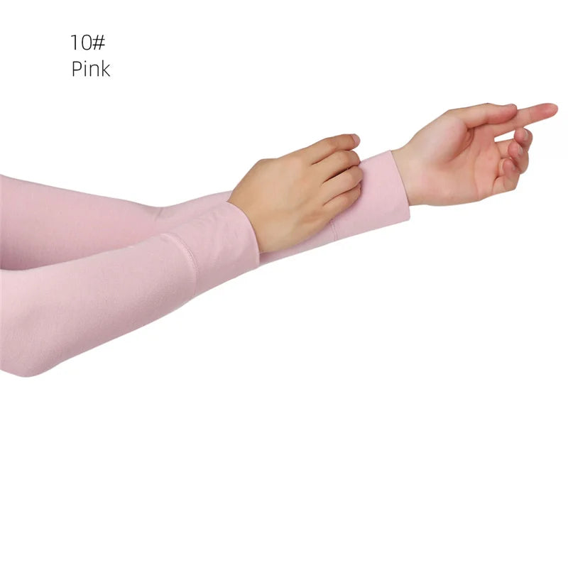 Modest Arm Cover Sleeves for Women – Cotton-Spandex Hijab Undersleeves (10 Colors)