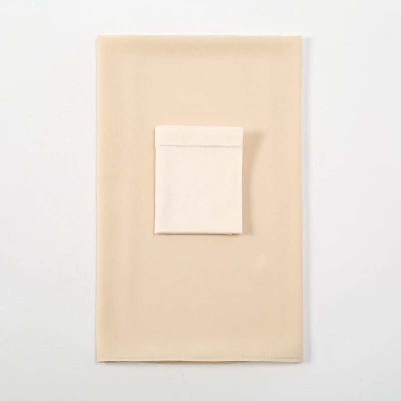 2-Piece Chiffon Hijab & Matching Undercap Set – Plain Shawl with Inner Cap for Women | 42 Colors