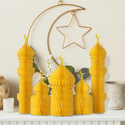 Ramadan Honeycomb Ornaments - DIY Paper Eid Decoration Set