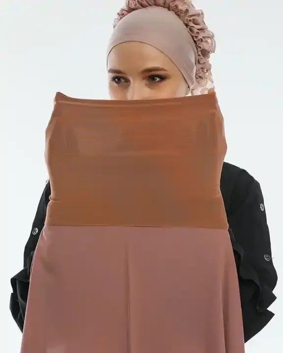 Women's Pin-Free Instant Chiffon Hijab – 72×175cm, 8 Colors