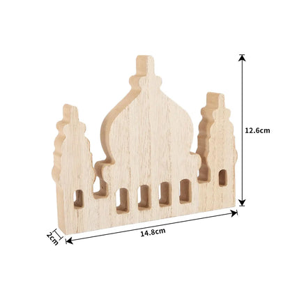 Ramadan Wooden Ornament – Islamic Home Decoration