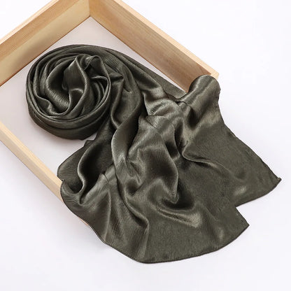 Women's Chiffon Hijab Scarf – Lightweight Silk-Feel Headscarf