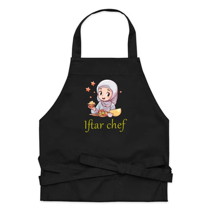 Ramadan Kitchen Apron – Islamic Chef Gift for Mom, Baking & Iftar | 67×75cm