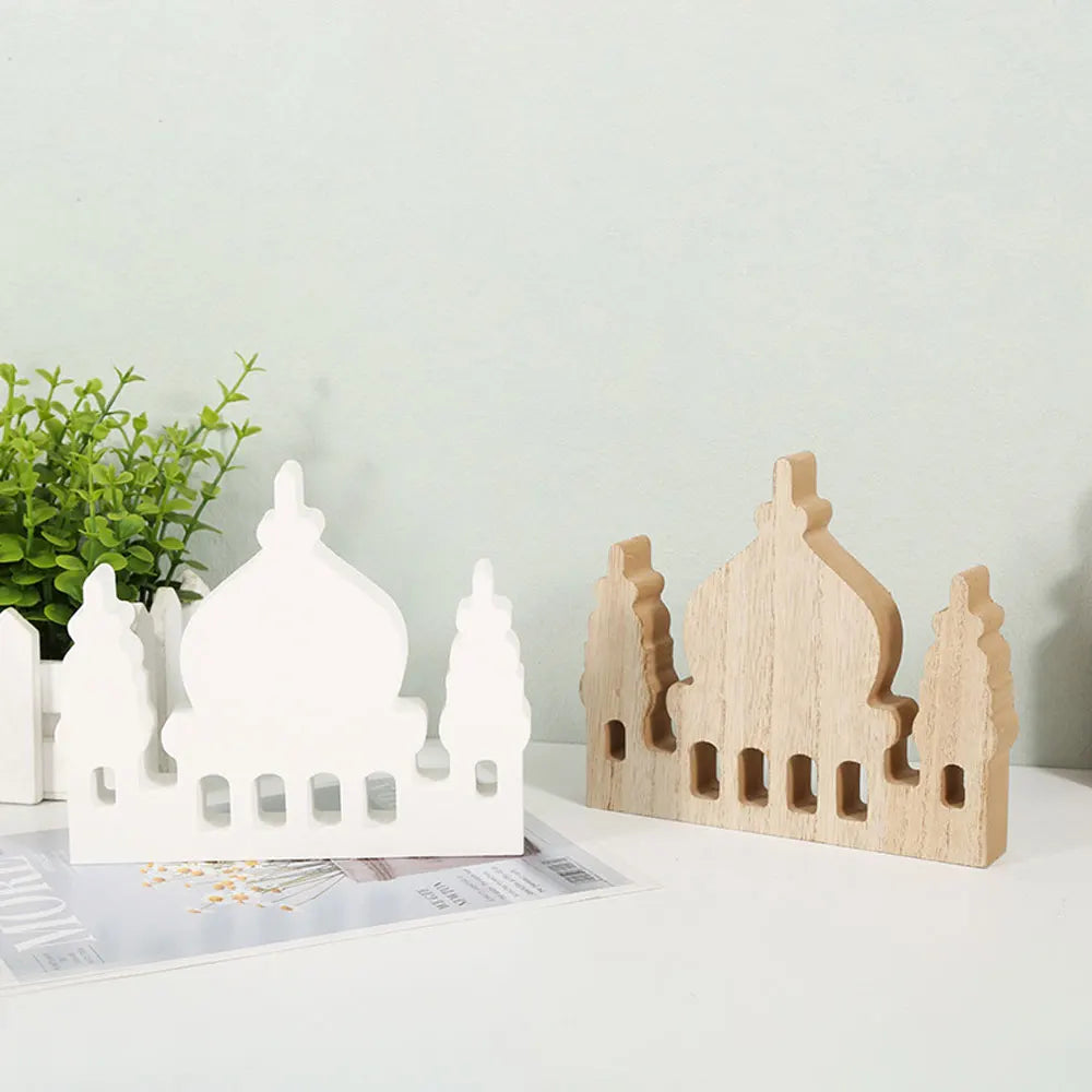 Ramadan Wooden Ornament – Islamic Home Decoration