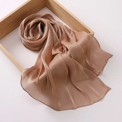Premium Chiffon Hijab Scarf for Women | Soft Long Veil & Shawl | 20 Colors