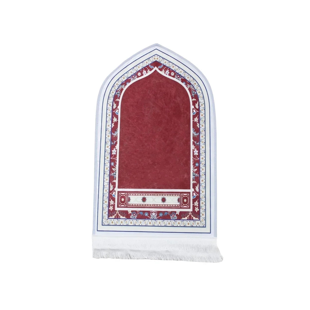 Portable Travel Prayer Mat – Thick Soft Non-Slip Muslim Rug | 35×60cm | 7 Colors & Prints