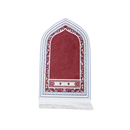 Portable Travel Prayer Mat – Thick Soft Non-Slip Muslim Rug | 35×60cm | 7 Colors & Prints