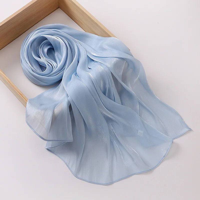 Premium Chiffon Hijab Scarf for Women | Soft Long Veil & Shawl | 20 Colors