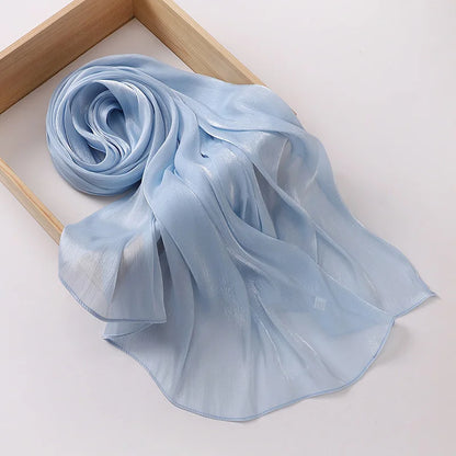 Premium Chiffon Hijab Scarf for Women | Soft Long Veil & Shawl | 20 Colors