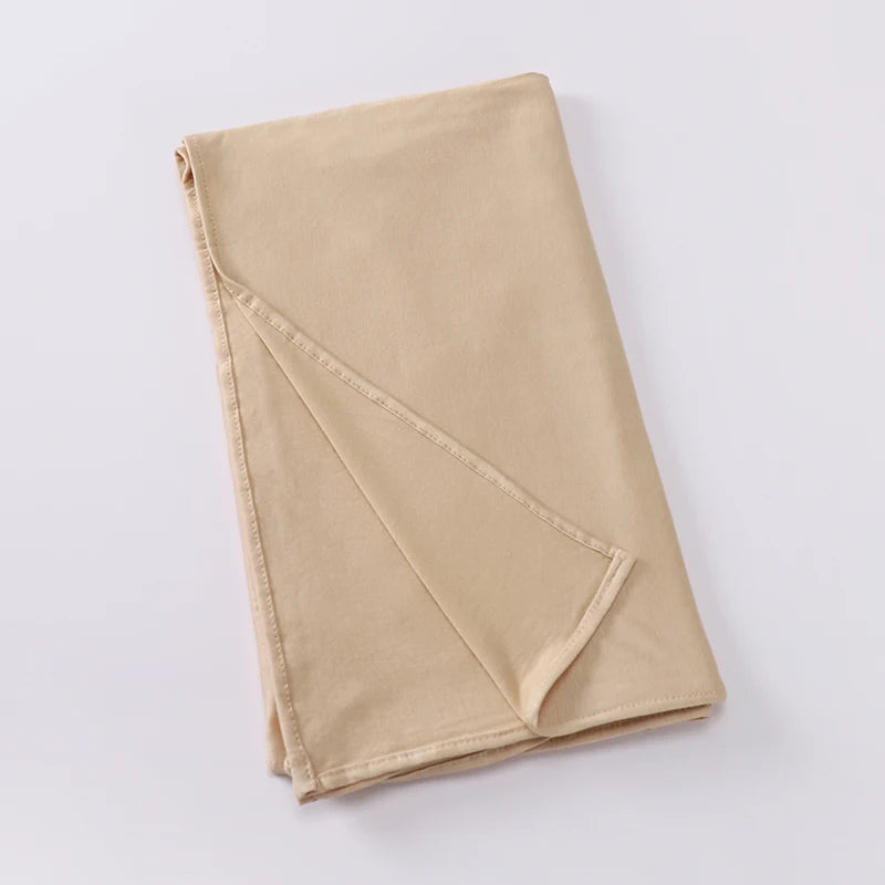 Jersey Instant Hijab – Plain Scarf, 180 × 70 cm