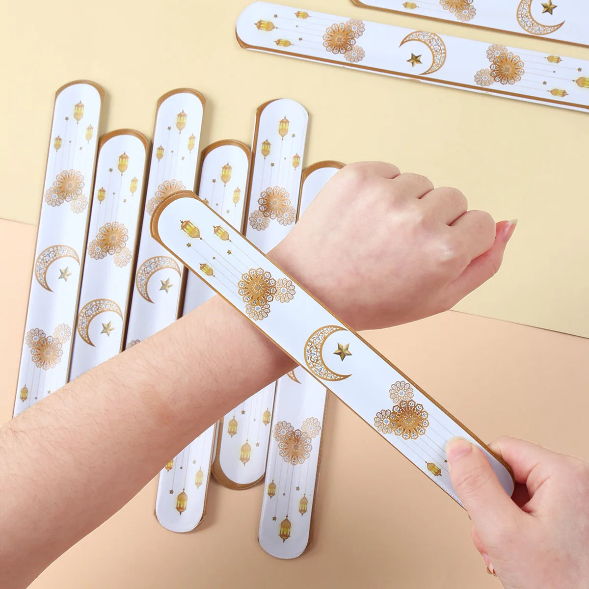 Eid Mubarak Slap Bracelet – Islamic Party Favor & Kids Gift