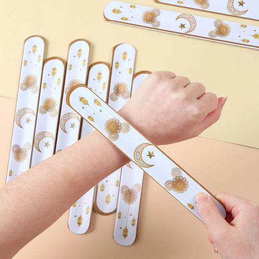 Eid Mubarak Slap Bracelet – Islamic Party Favor & Kids Gift