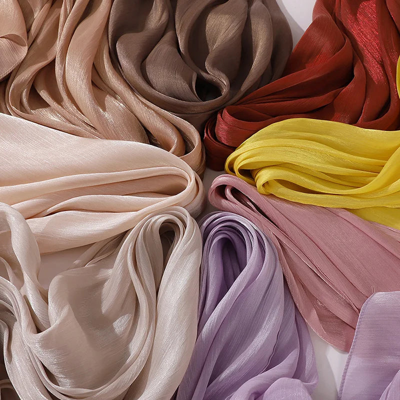 Premium Chiffon Hijab Scarf for Women | Soft Long Veil & Shawl | 20 Colors