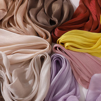 Premium Chiffon Hijab Scarf for Women | Soft Long Veil & Shawl | 20 Colors