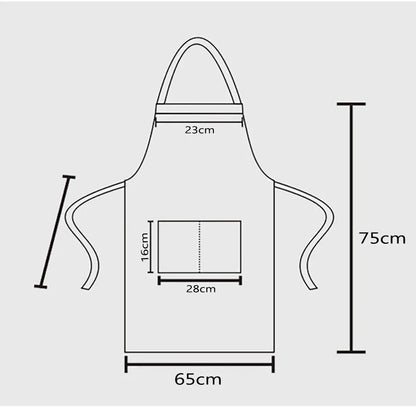 Ramadan Kitchen Apron – Islamic Chef Gift for Mom, Baking & Iftar | 67×75cm