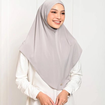 Instant Hijab with Neck Coverage – Solid Color