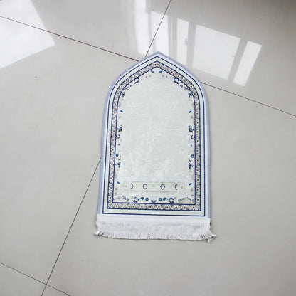 Portable Travel Prayer Mat – Thick Soft Non-Slip Muslim Rug | 35×60cm | 7 Colors & Prints