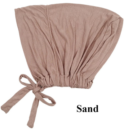 Soft Modal Inner Hijab Cap – Islamic Underscarf Bonnet (24 Colors)
