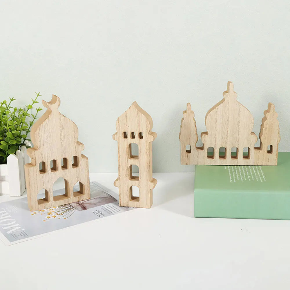 Ramadan Wooden Ornament – Islamic Home Decoration