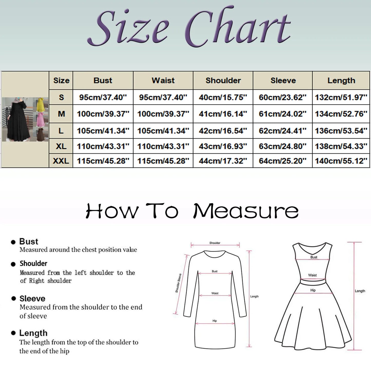 Women's Cotton-Linen Abaya – Ruffle Hem Maxi Dress, Oversized S–XXL
