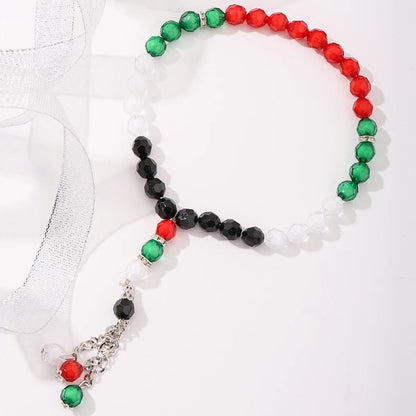 Islamic Prayer Beads Bracelet - 33 Crystal Glass Tasbih Beads
