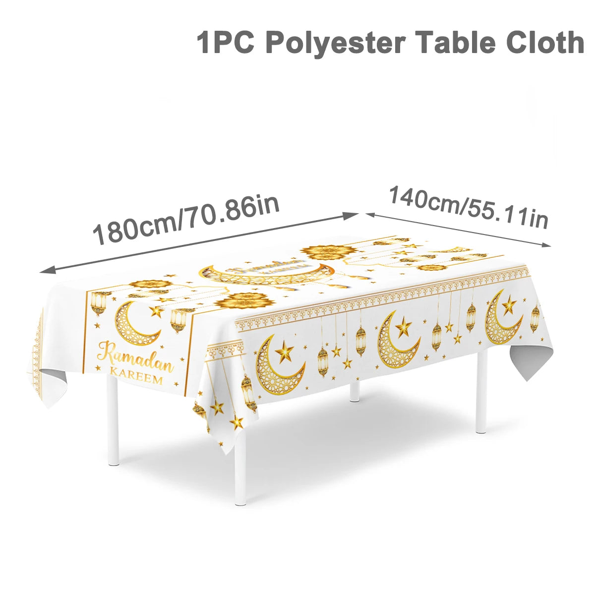 Ramadan Table Runner – Islamic Home & Party Decoration