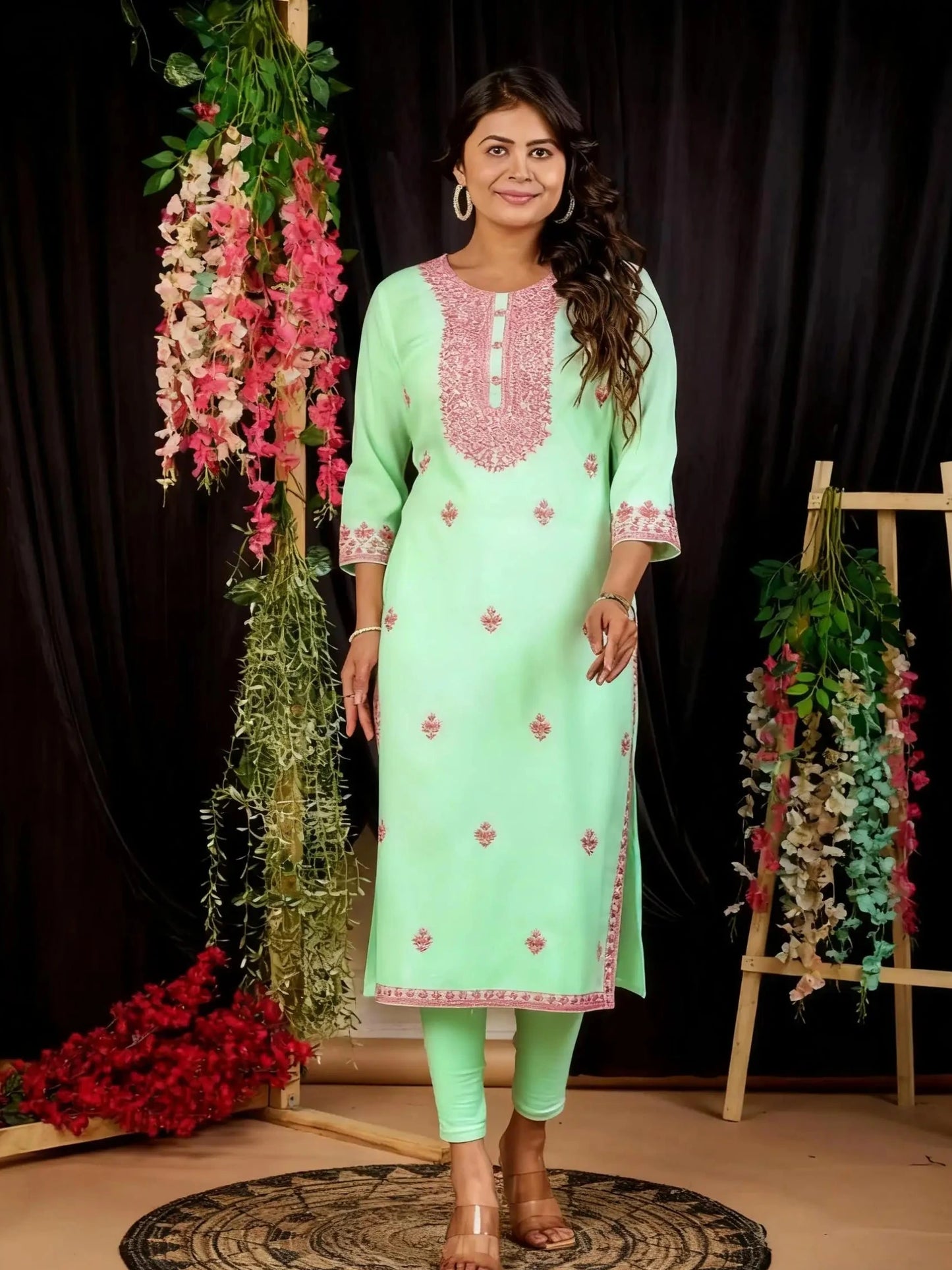 Women's Straight-Cut Abaya – Casual Modest Dress