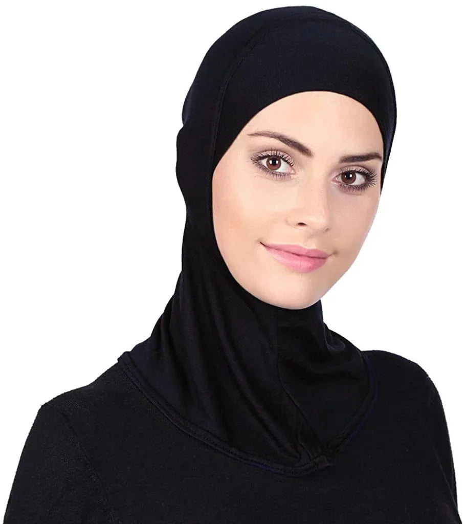 Modal Underscarf Inner Hijab Cap – Soft Stretch Veil for Women (12 Colors)