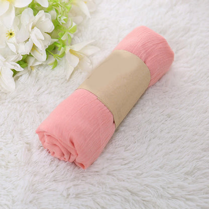 Solid Color Cotton Hijab Scarf & Shawl for Women | Lightweight Beach Wrap | 17 Colors
