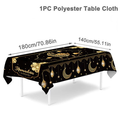 Ramadan Table Runner – Islamic Home & Party Decoration