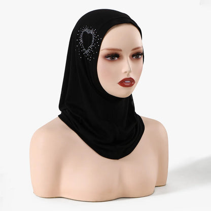 Women's Instant Inner Hijab Cap – Soft Underscarf Bonnet, All-Season