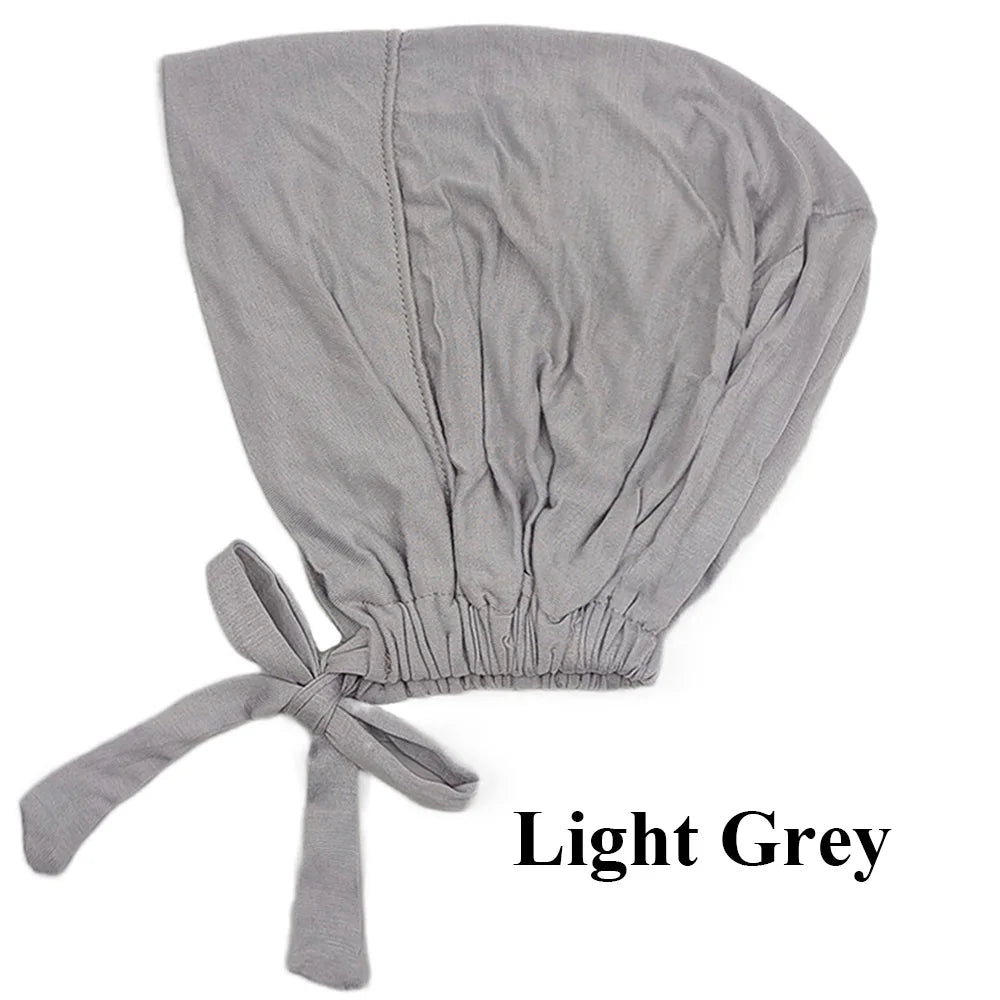 Soft Modal Inner Hijab Cap – Islamic Underscarf Bonnet (24 Colors)