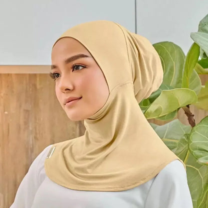 Modal Underscarf Inner Hijab Cap – Soft Stretch Veil for Women (12 Colors)