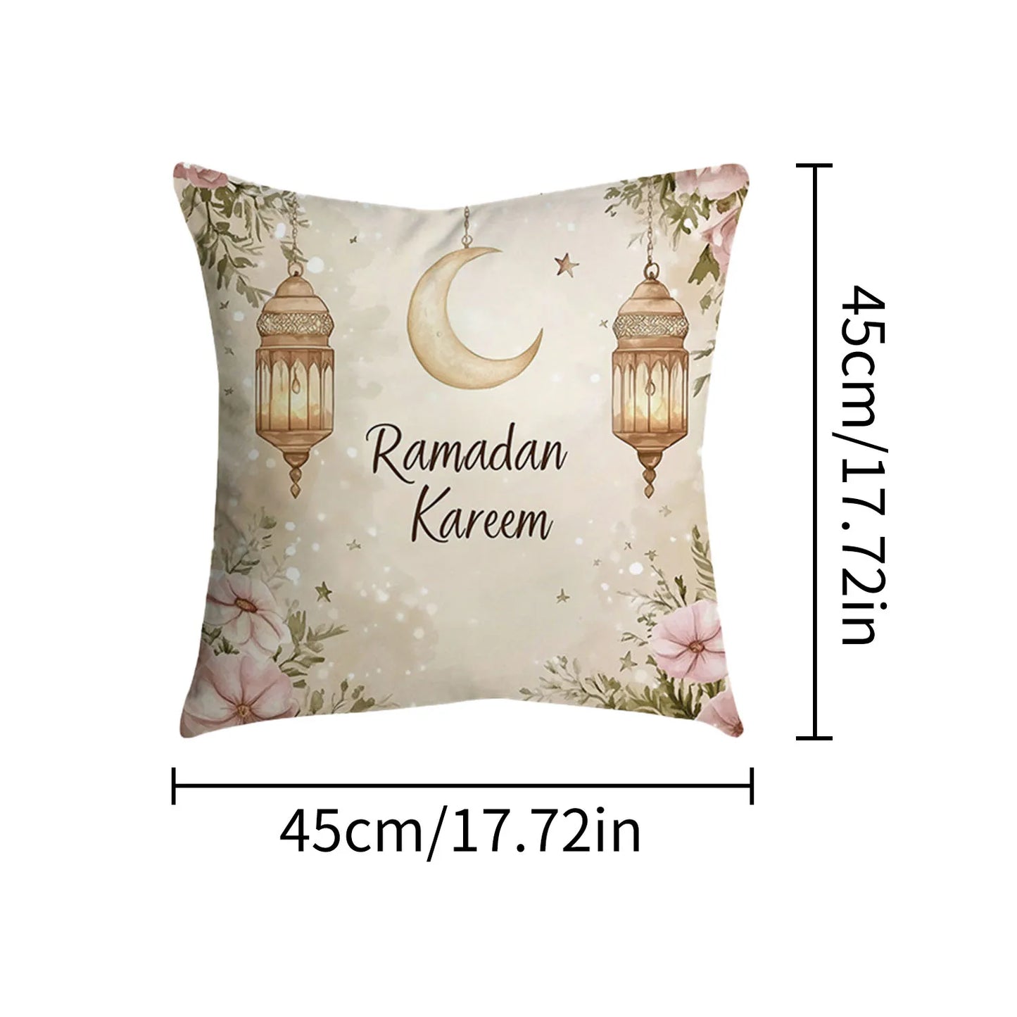 Ramadan & Eid Islamic Cushion Cover – Muslim Decorative Sofa Pillowcase | 8 Designs