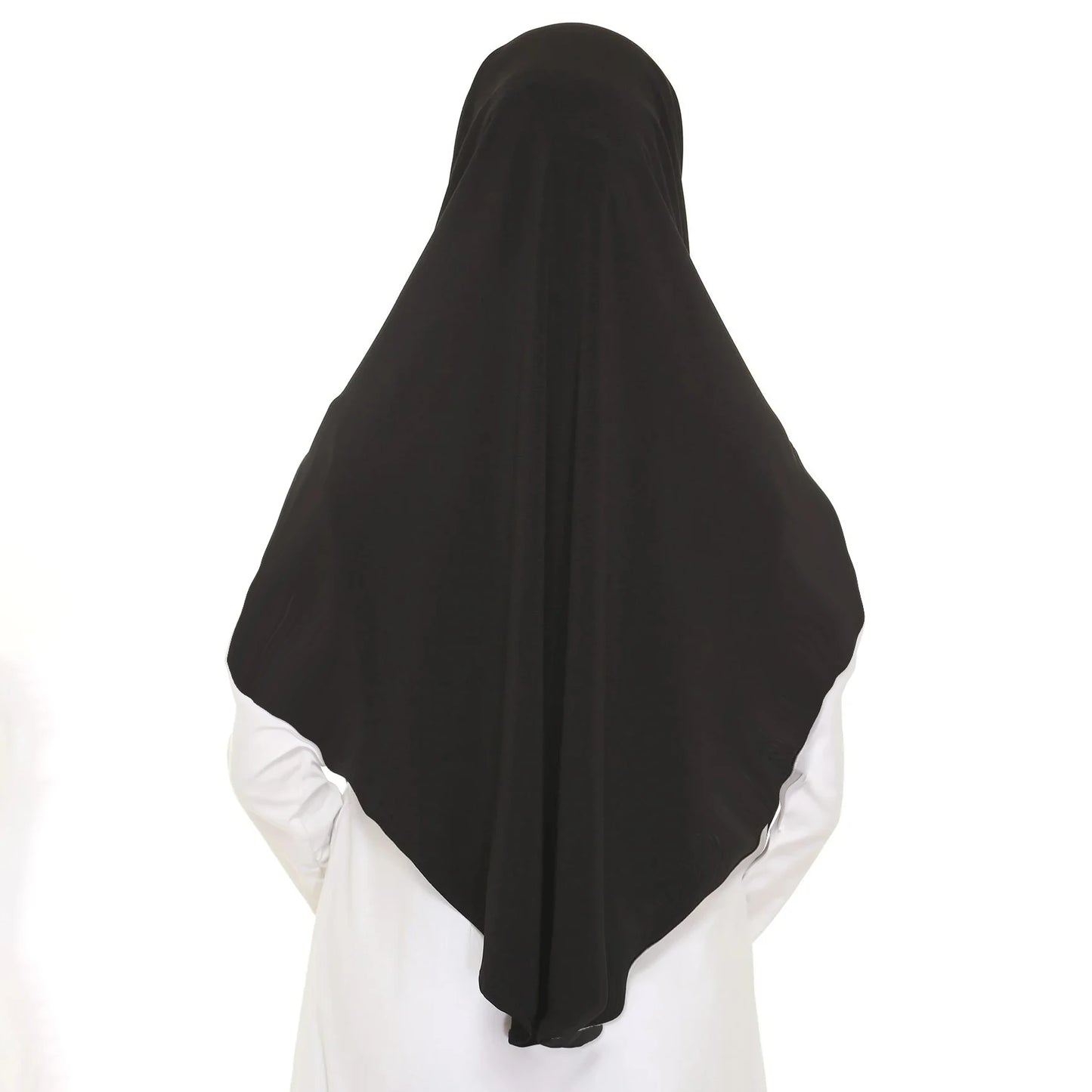Women's XL Instant Hijab Scarf – Oversized Woven Polyester, 18 Colors