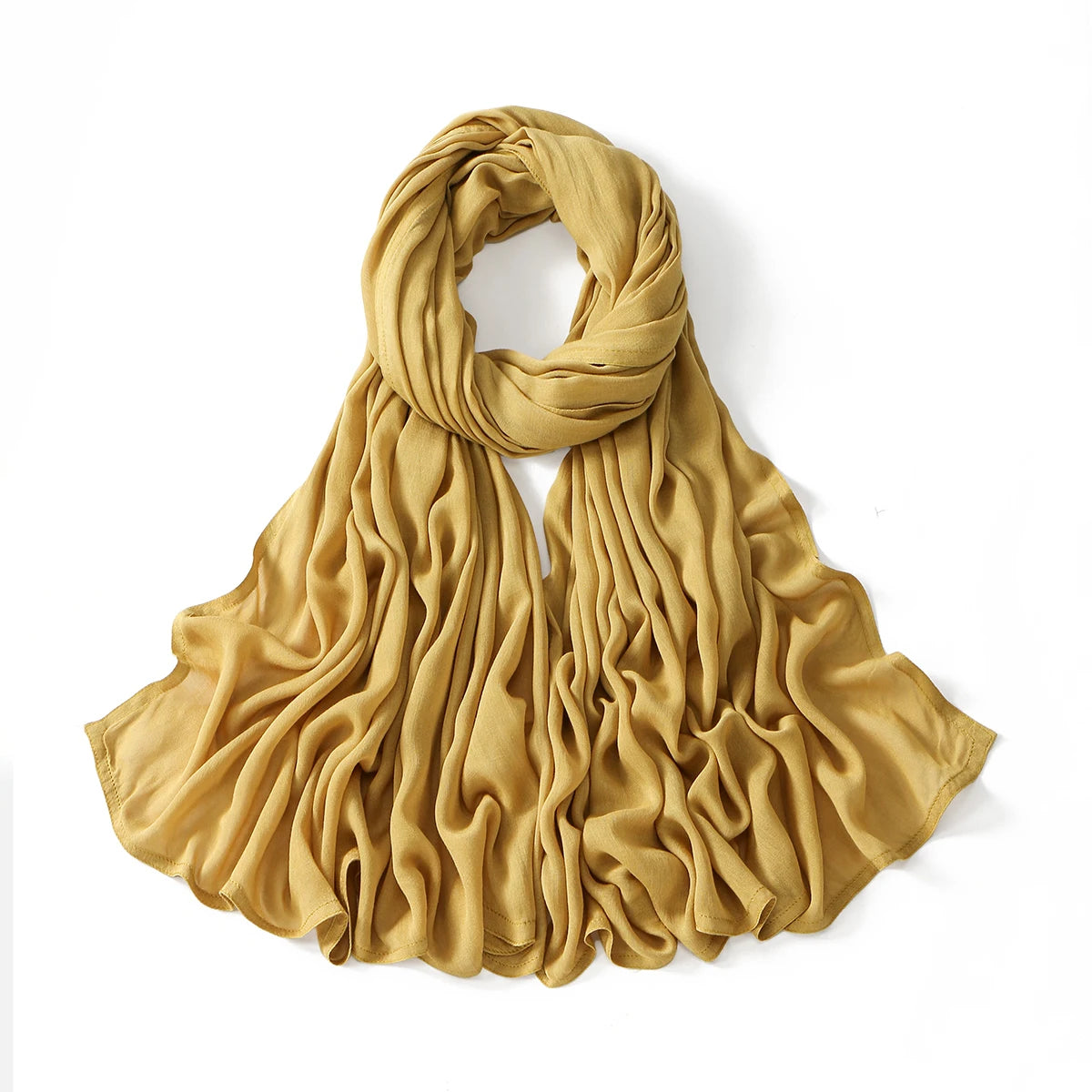 Women's Plain Modal Hijab Scarf – Lightweight Everyday Headscarf